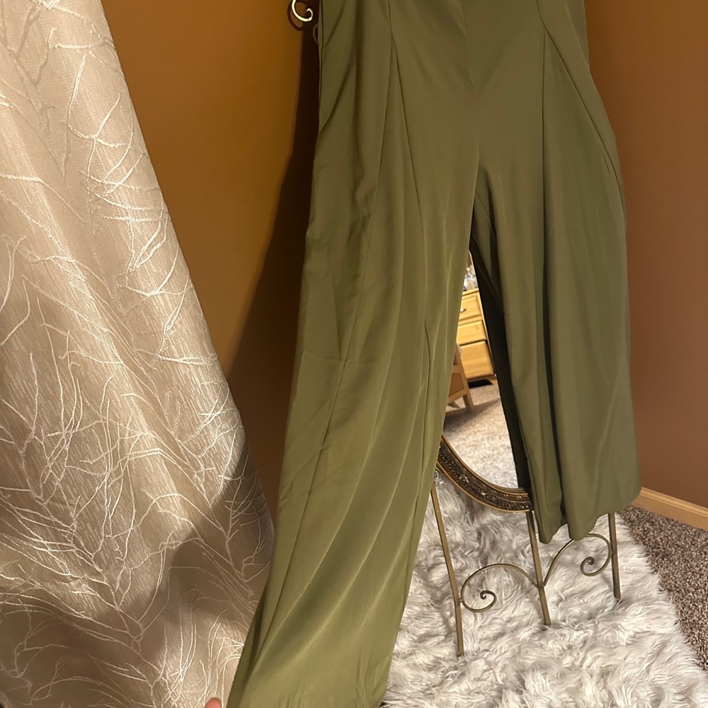 Olive Green Women's Jumpsuit